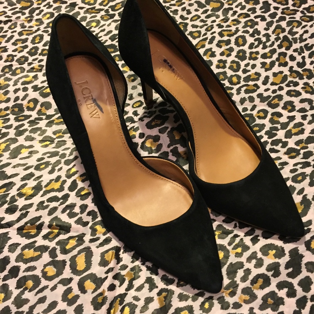 J Crew Factory Isabelle suede pumps